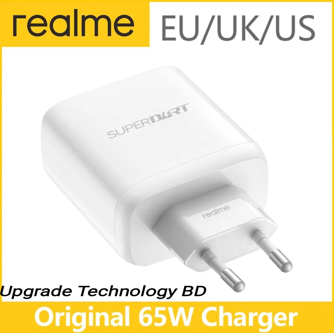 Realme W Super Dart Gan Power Eu Plug Power Adapter Type C Cable