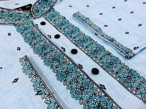 Men's Semi Long Samsung Punjabi - Soft Fabrics