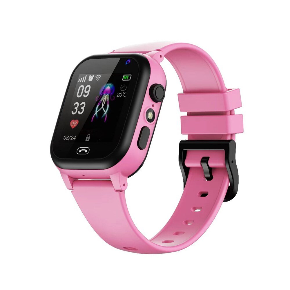 SIM Supported Kids Smartwatch (Smart2023 C005) – Pink Color