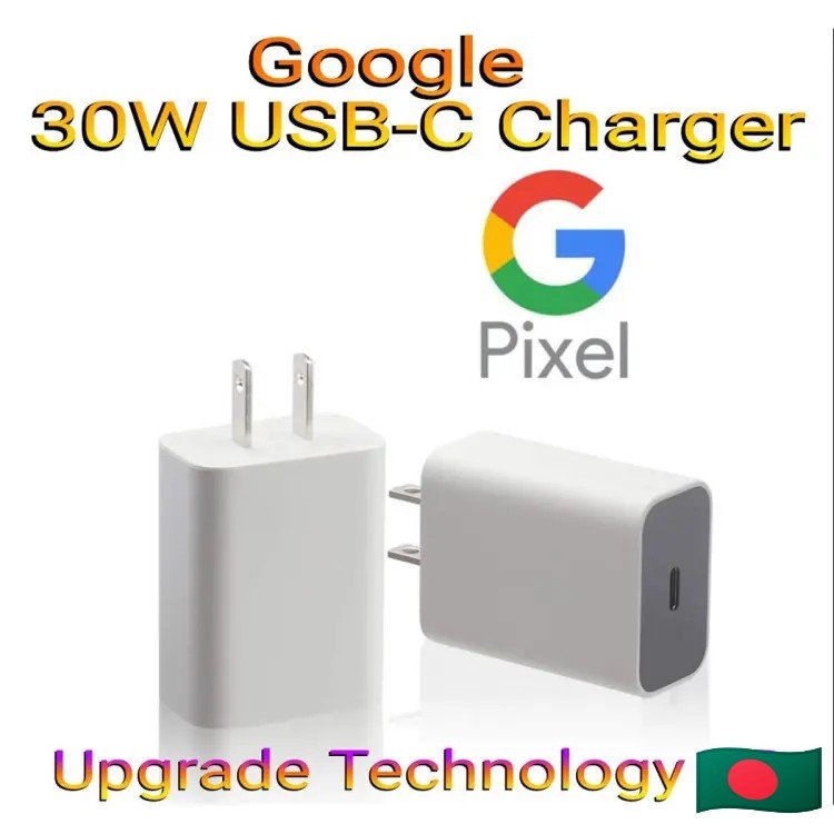 Google 30W USB-C Power Adapter Fast Charging Pixel Phone Charger