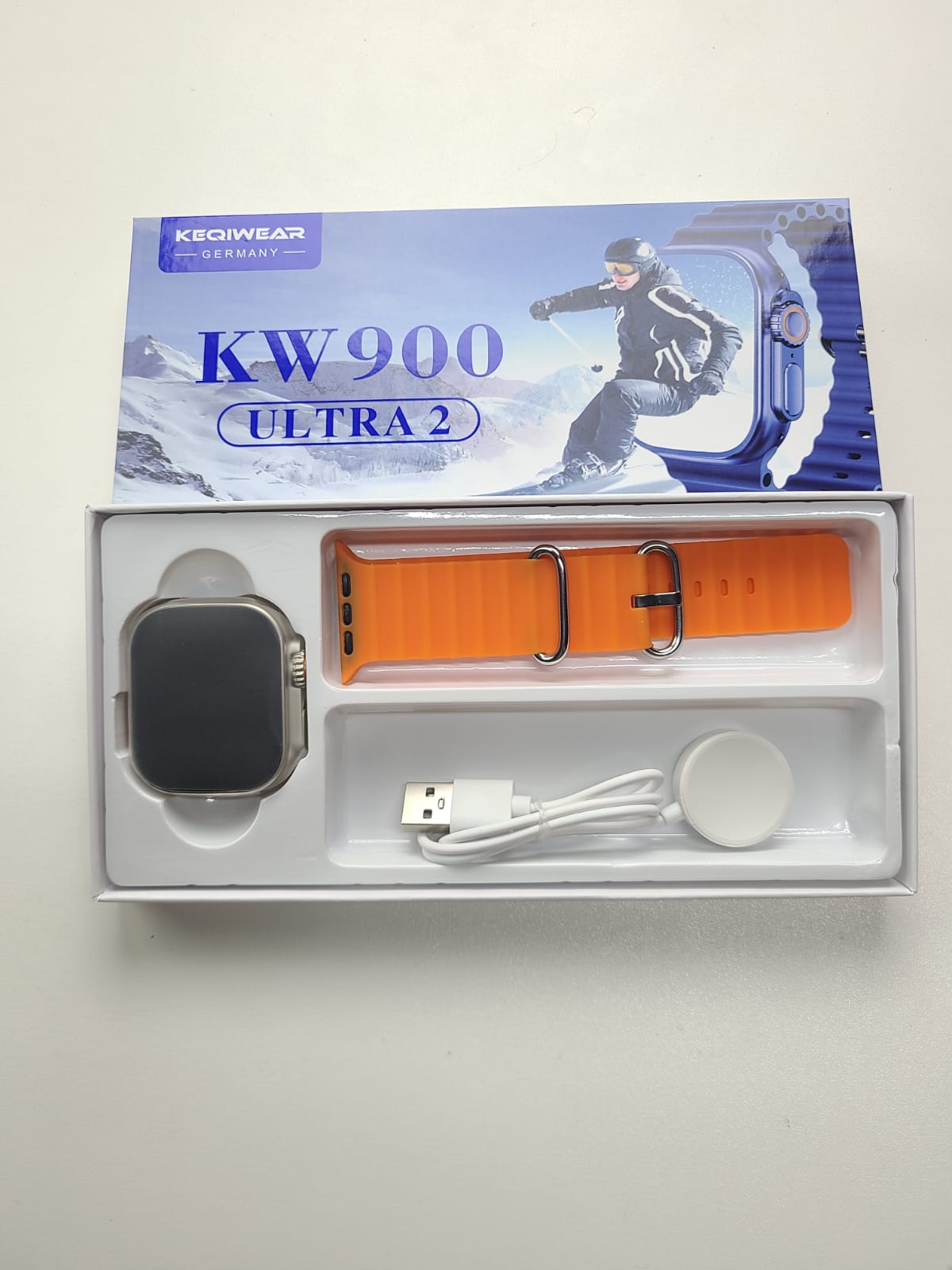 KW900 Ultra 2 Smartwatch, Gold Color