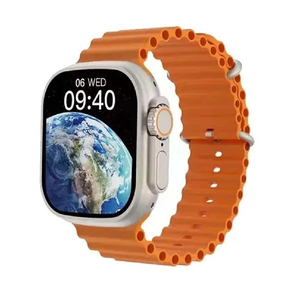 Microwear U10 Ultra Calling Smartwatch – Orange Color