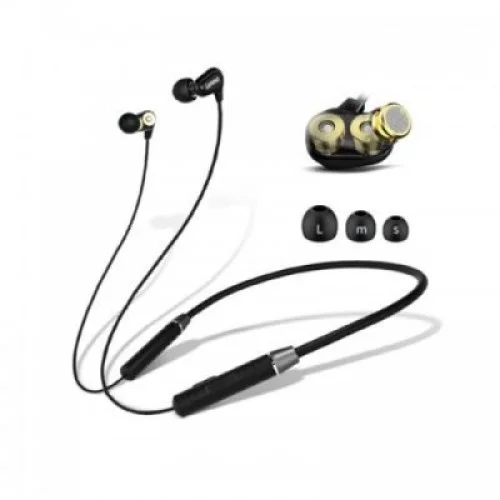 Lenovo HE08 Neckband Dual Dynamic Bluetooth Earphone