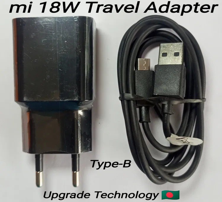 MI 18W Quick Charge 3.0 Adapter Fast Charger with Type B Cable