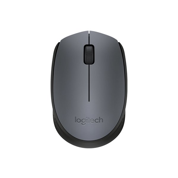 Logitech M171 Wireless Mouse – Gray Color