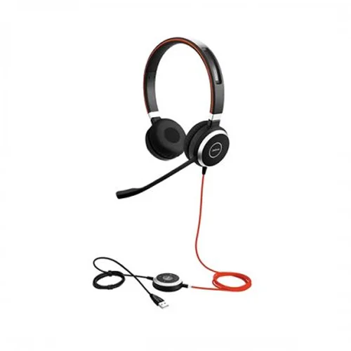 Jabra Evolve 40 DUO USB & 3.5mm jack Black Headphone