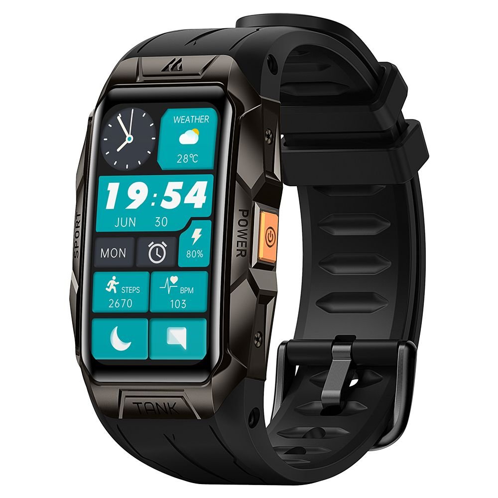 KOSPET TANK X1 Smart Band World First Rugged Smart Band- Black Color