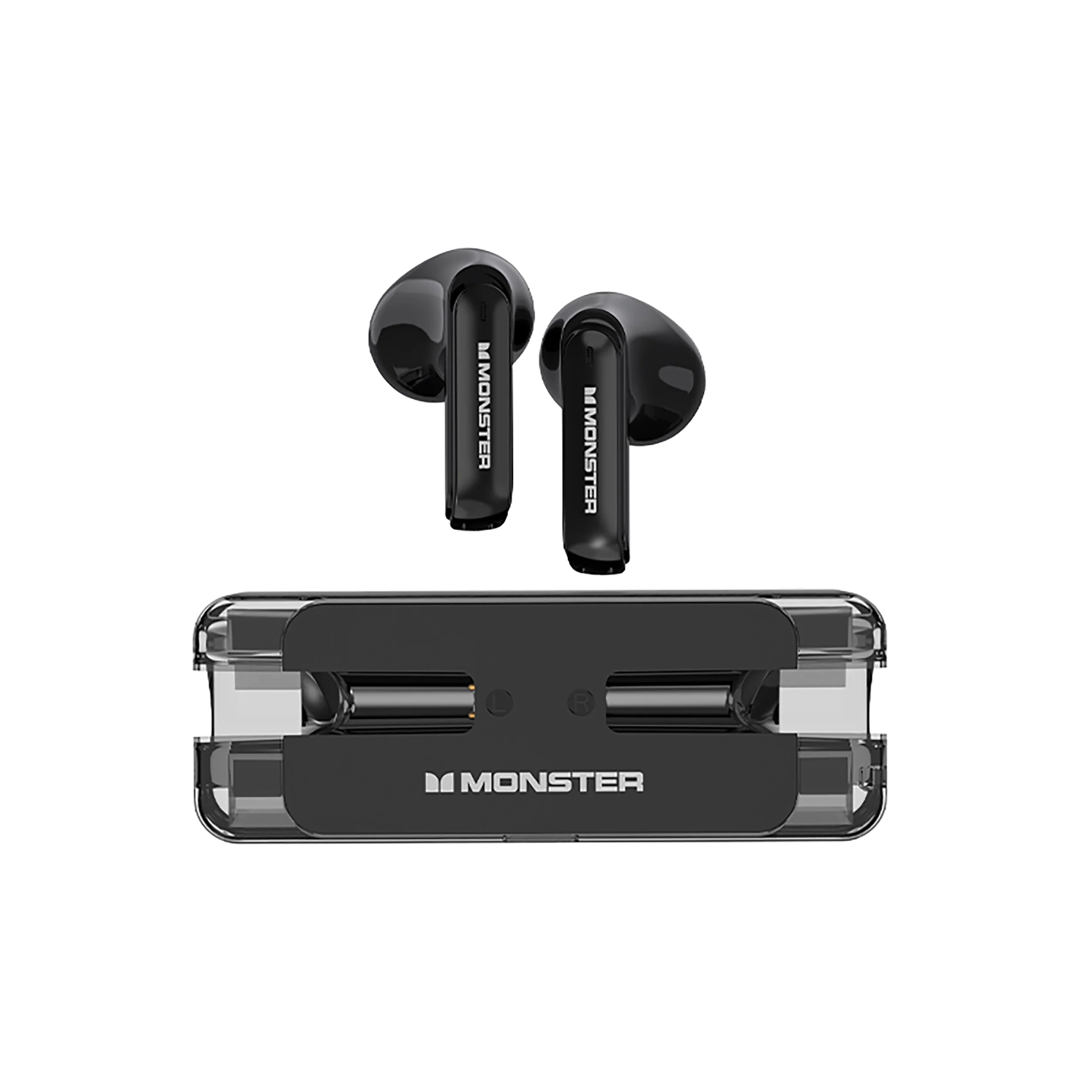 MONSTER AIRMARS XKT08 True Wireless Gaming Earphones – Black Color