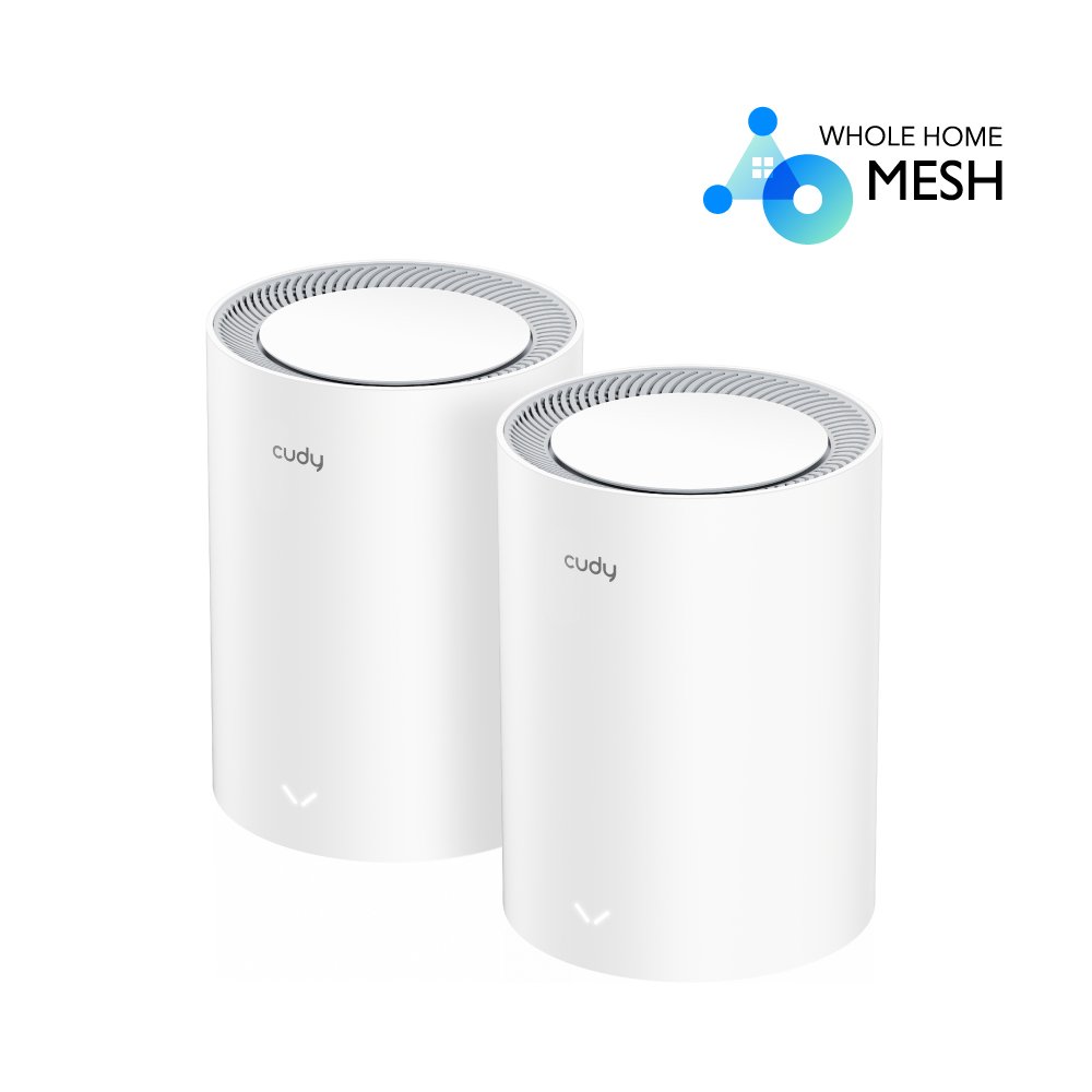 Cudy M1800 AX1800 Whole Home Mesh WiFi 6 Router (2 Pack)