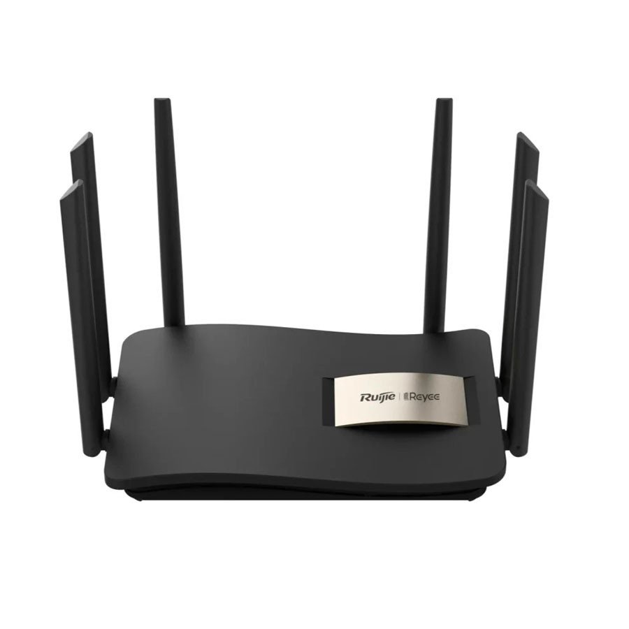 Ruijie RG-EW1200G PRO 1300Mbps Gigabit Dual-Band WiFi Router – High-Speed Connectivity (Black)