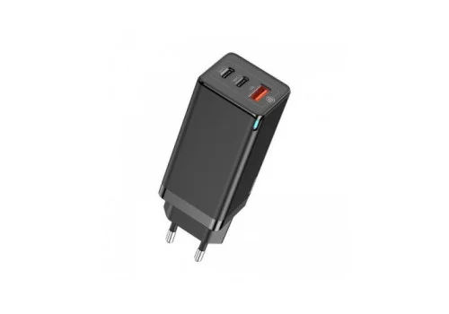 Baseus Gan Quick 2 Pin Travel Charger 65W EU Black