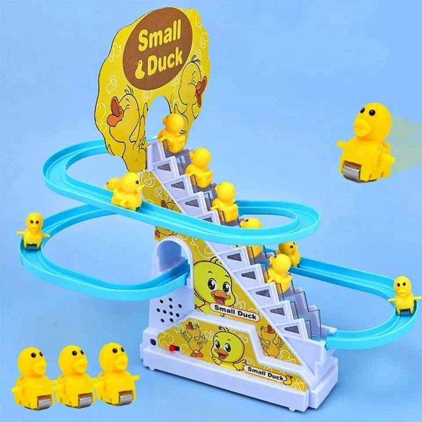 Electric Small Duck Climbing Stairs Toys