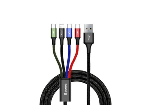 BASEUS 4 IN 1 RAPID SERIES CABLE 2X TYPE-C, LIGHTNING & MICRO USB