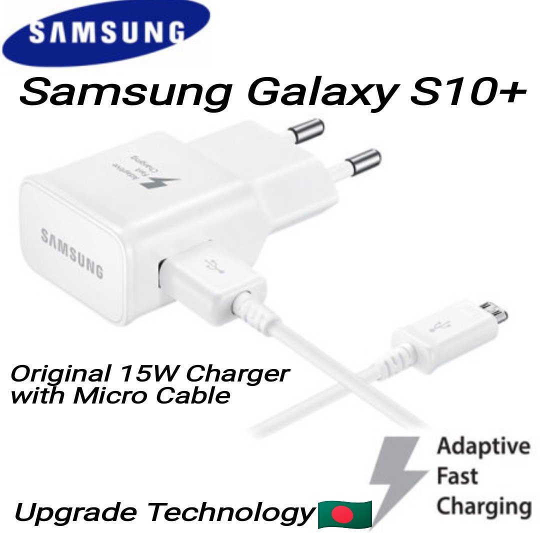 Samsung Galaxy 15W Charger with Type-B Data & Fast Charging Cable