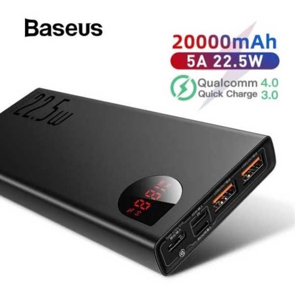 Baseus Adaman 22.5w 20000mAh Quick Charge Power Bank