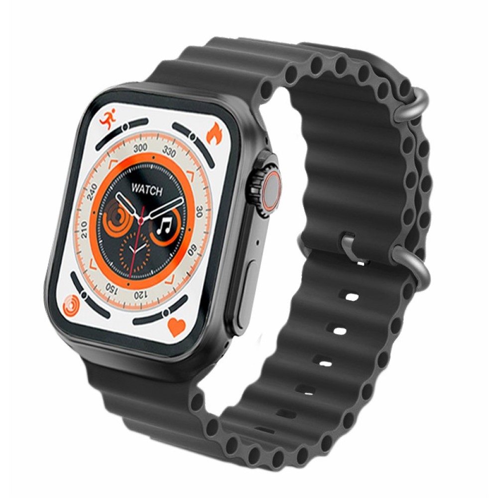 KD99 Ultra Smart Watch With Bluetooth Calling, Black Color