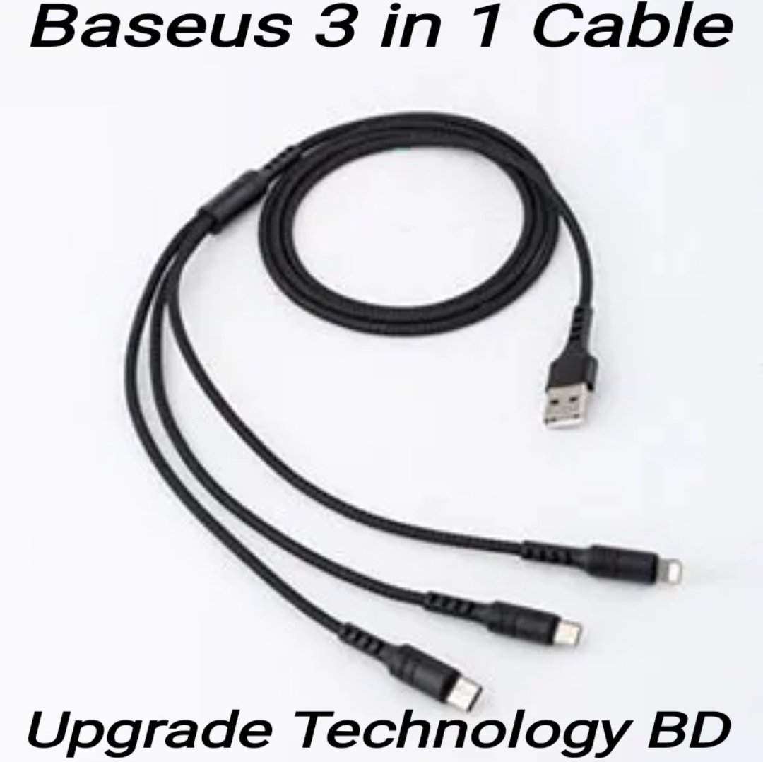 Baseus 3in1 USB Data Cable for all Phone