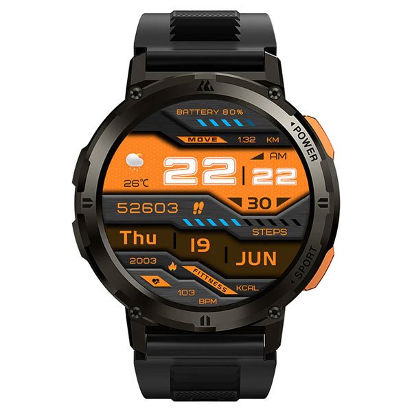 KOSPET TANK T2 Smartwatch – Rugged, Stylish & Feature-Packed