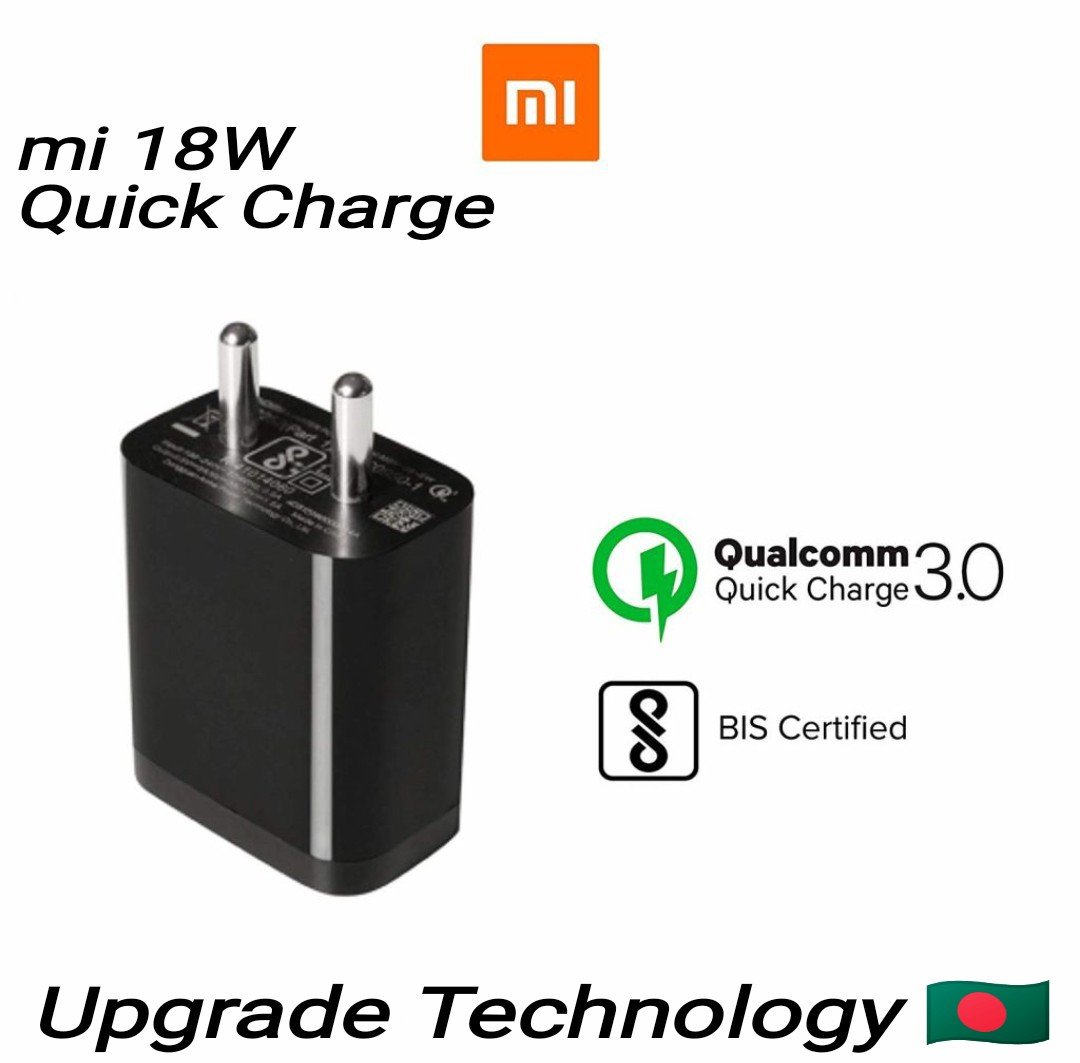 Mi 18W Fast Charging Adapter With Type-C Cable – Quick Charge & Fast Charging Supported