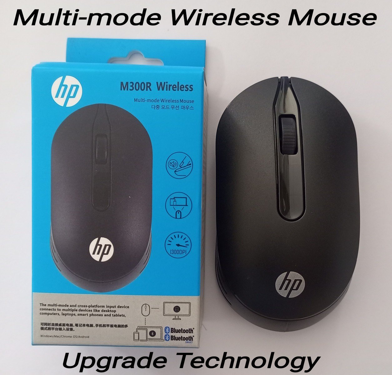 HP M300R Silent Plus Multi-mode Wireless Mouse 2.4 GHz with USB Nano Receiver