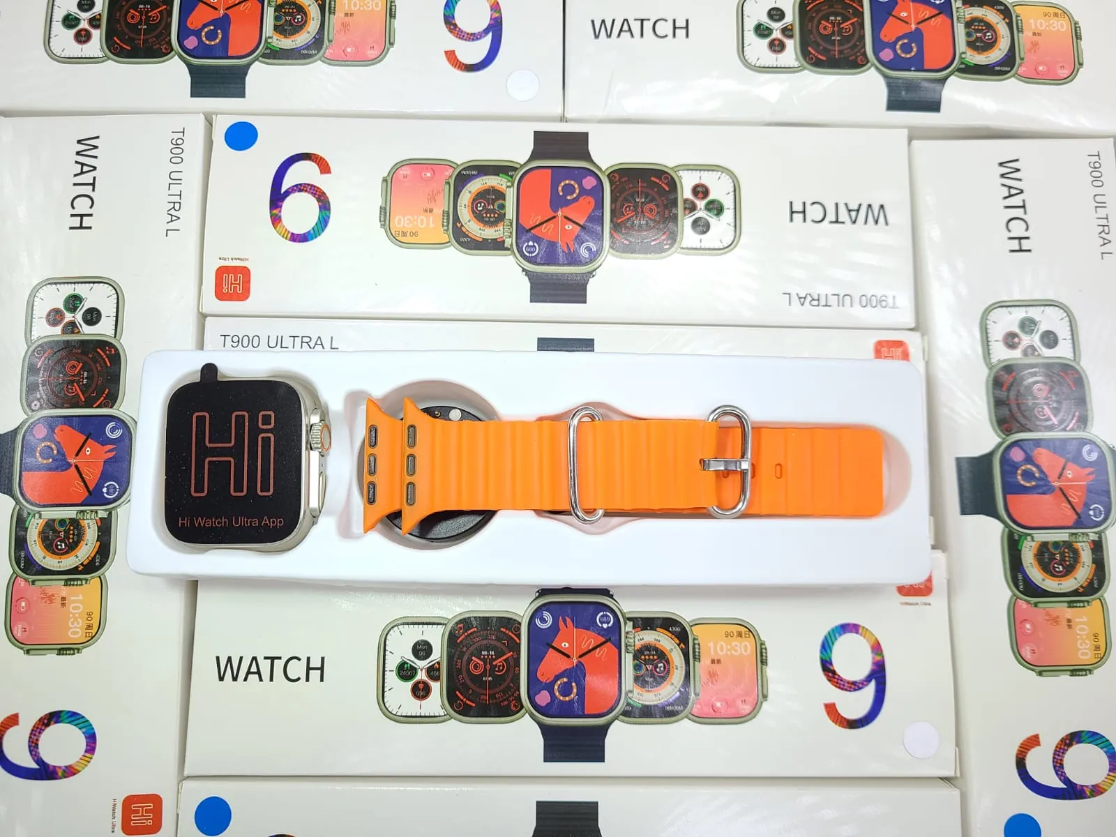 T900 Ultra L 45mm Smartwatch, Orange Color