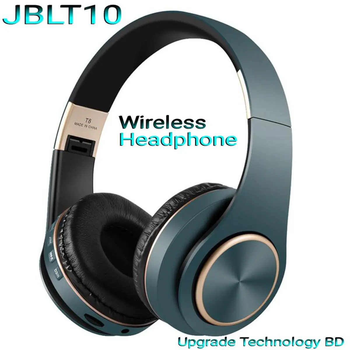 JBL T10 Hi Fi Sound Bluetooth headphones with SD Card & FM Supported Wireless Headphones