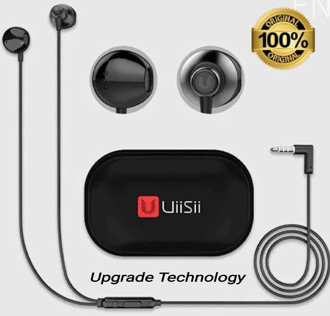 UiiSii HM 12 Super Bass Stereo And dynamic In-Ear Headphones With Pouch – Headphone