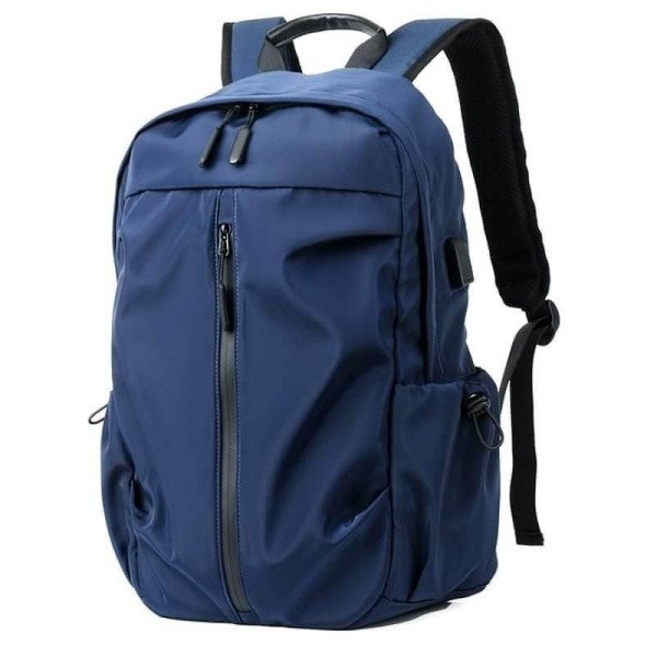 Waterproof Multi-Functional Laptop Backpack - Navy