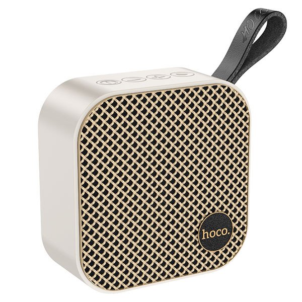 Hoco HC22 Sports Bluetooth Music Speaker – Beige Color